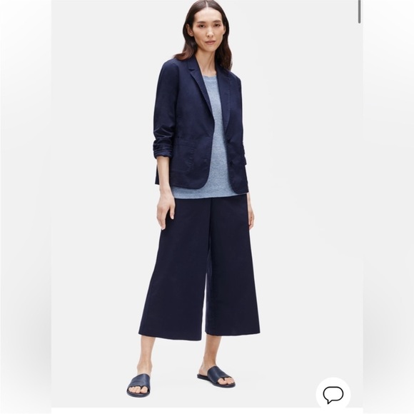 Eileen Fisher Black Tailored Blazer - Picture 1 of 12